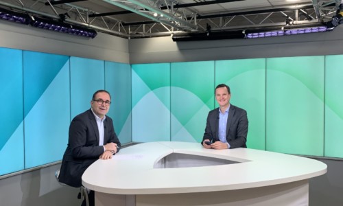 Olivier Cerad et Tanguy Bouffard autour d'une table ronde